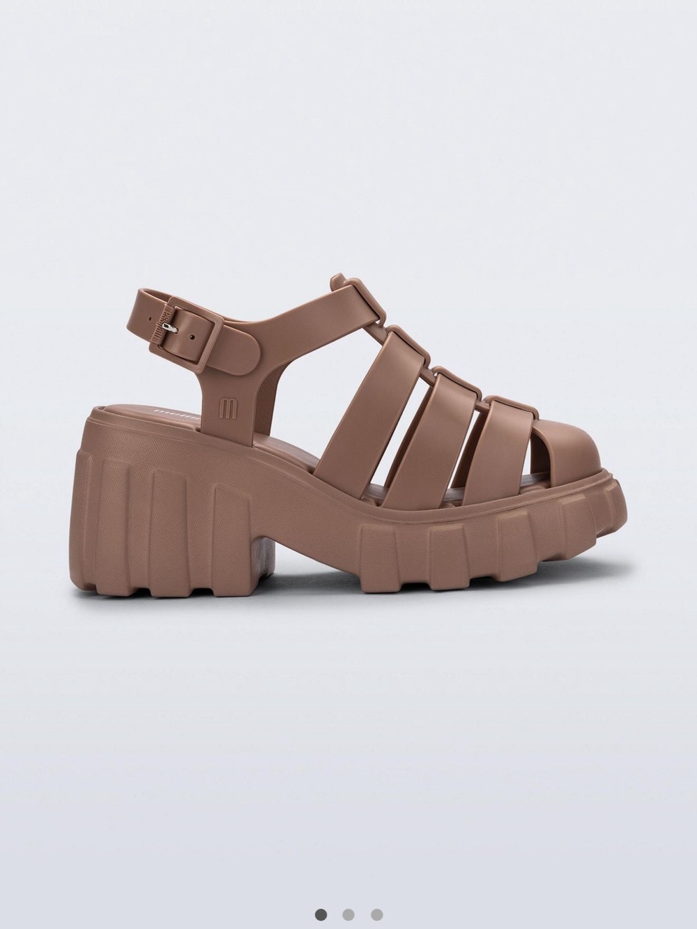 Melissa Megan Platform Sandals Brown Size 9
